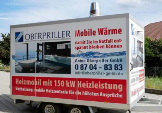 Das Oberpriller Heizmobil - Mobile Wärme für den Notfall